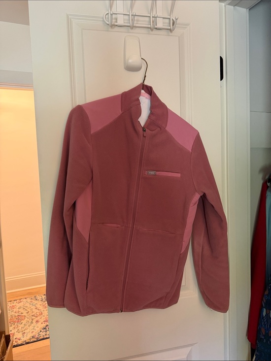 Figs Jackets & Blazers - Figs Fleece Jacket Pink S